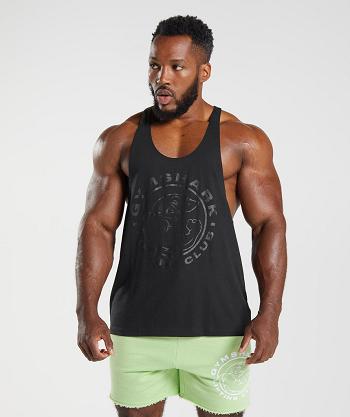 Gymshark Legacy Muške Stringers Crne | HR 2558NWY